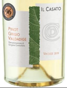 2019 Cantina Di Oro Pinot Grigio, Italy - Garland Wines