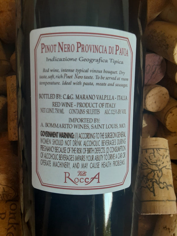 2019 Villa Rocca Pinot Nero Provincia Di Pavia IGT Italy - Garland Wines